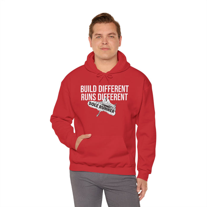 Built Different. Runs Different: Unisex Heavy Blend™ Hooded Sweatshirt