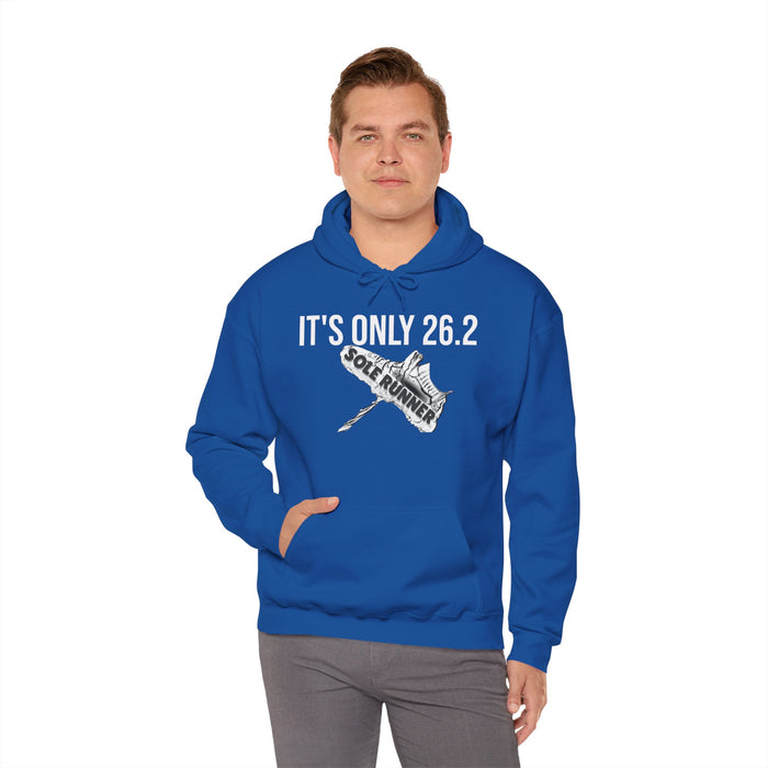 It's Only 26.2: Unisex Heavy Blend™ Hooded Sweatshirt