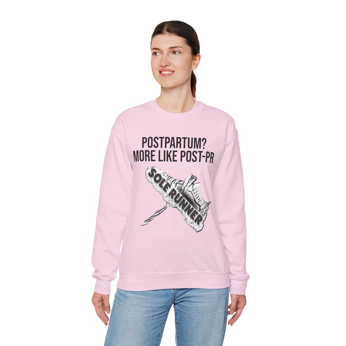 Postpartum? More Like Post-PR: Unisex Heavy Blend™ Crewneck Sweatshirt