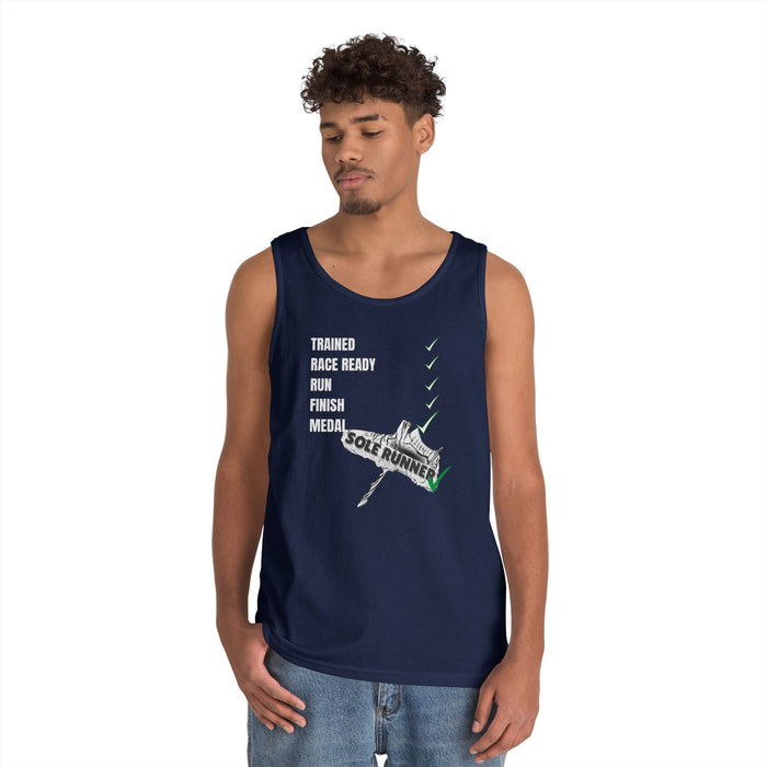 Trained To Medal: Unisex Heavy Cotton Tank Top