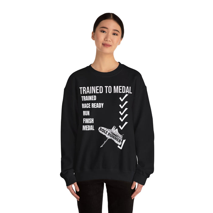 Trained To Medal: Unisex Heavy Blend™ Crewneck Sweatshirt