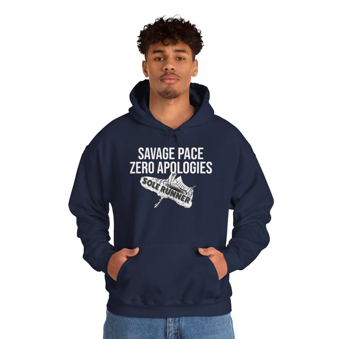 Savage Pace Zero Apologies: Unisex Heavy Blend™ Hooded Sweatshirt