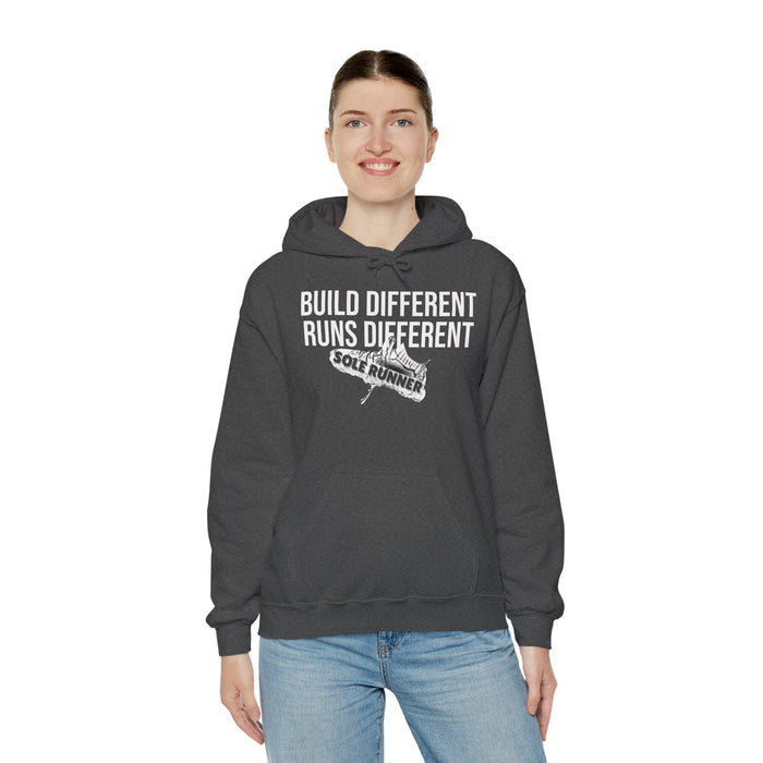 Built Different. Runs Different: Unisex Heavy Blend™ Hooded Sweatshirt