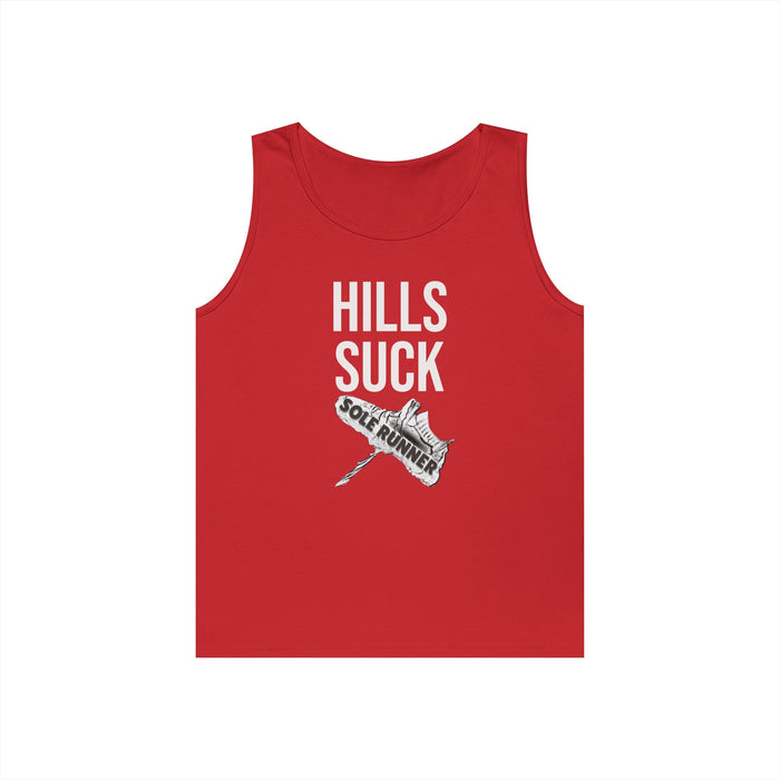 Hills Suck: Unisex Heavy Cotton Tank Top