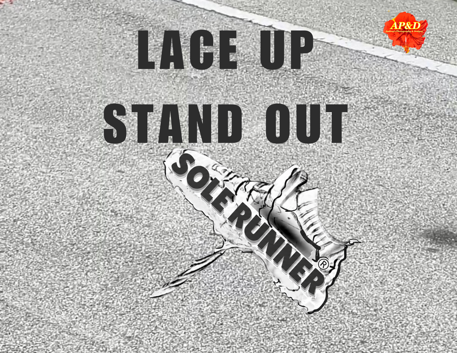 Lace Up Stand Out-Whimsical Moisture Wicking Unisex T-Shirt For Runners